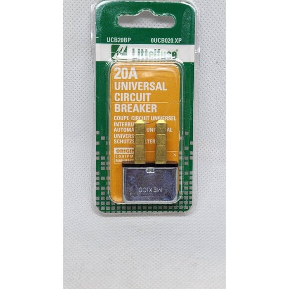 20A Littelfuse Universal Circuit Breaker UCB20BP Automotive Protection Device - Picture 12 of 12
